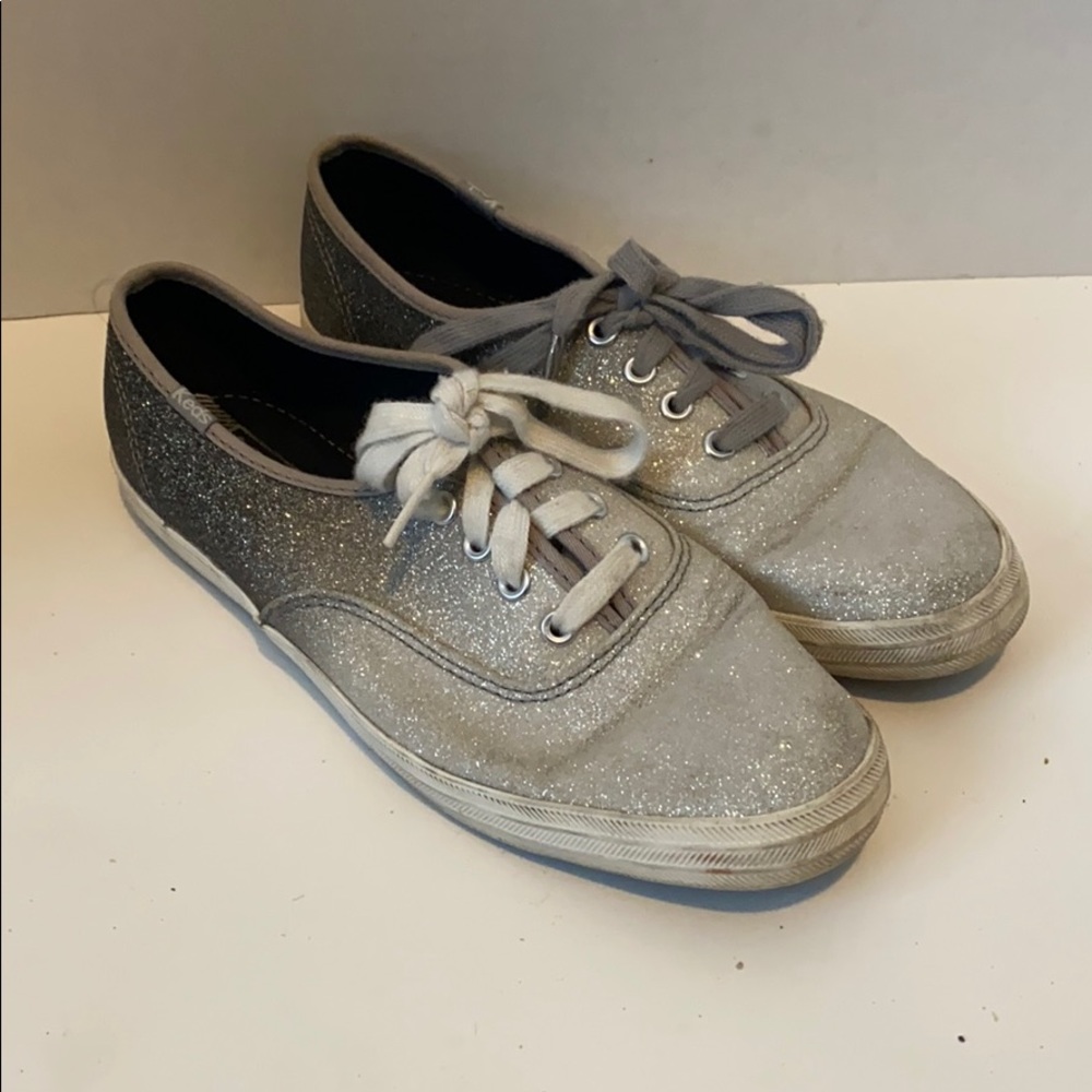 Keds glitter sparkle ombré lace up shoes 6.5